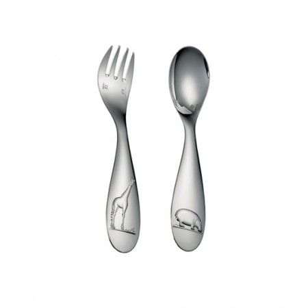 Christofle Savane baby cutlery set 2 00079314