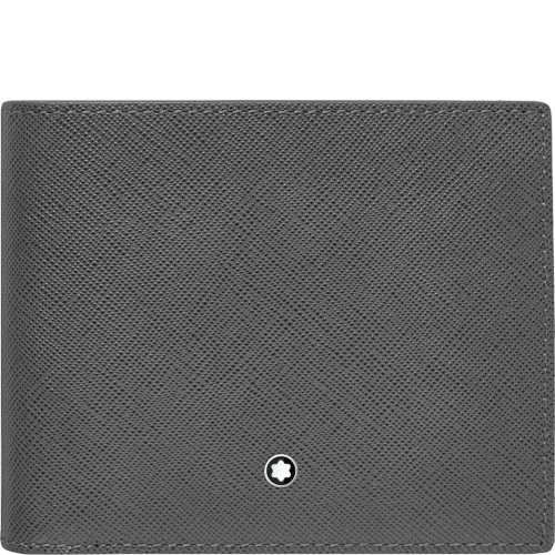 Montblanc Sartorial Wallet, Leather, Black, 6 Cards, 130315