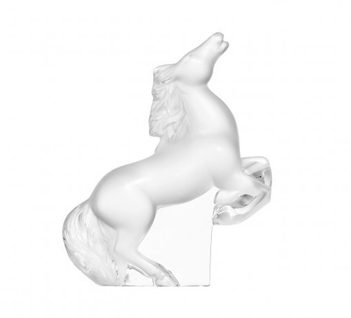 Lalique Horse Bookends Kazak 1184600