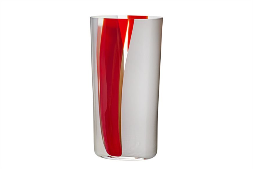 Carlo Moretti Oval Murano Glass Vase Experiments 601RESPF