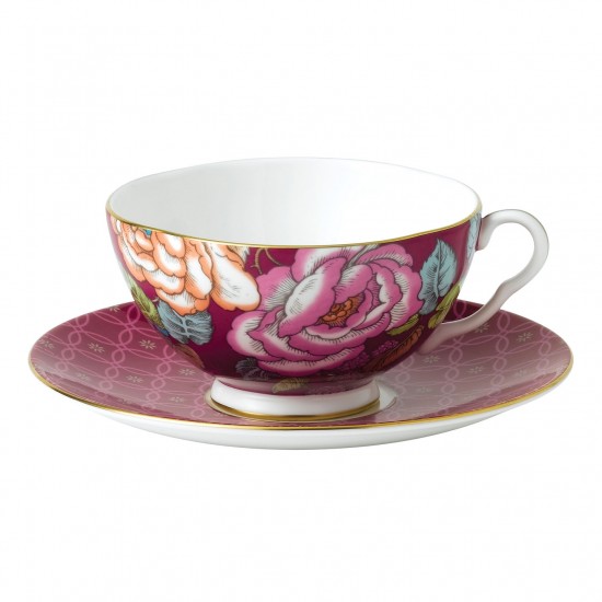 Tea cup Bone china Wedgwood Tea Garden Raspberry 4002-0295