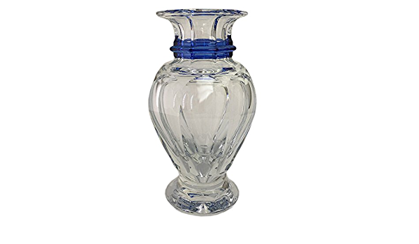 Harcourt Vase Balustre Blue Baccarat