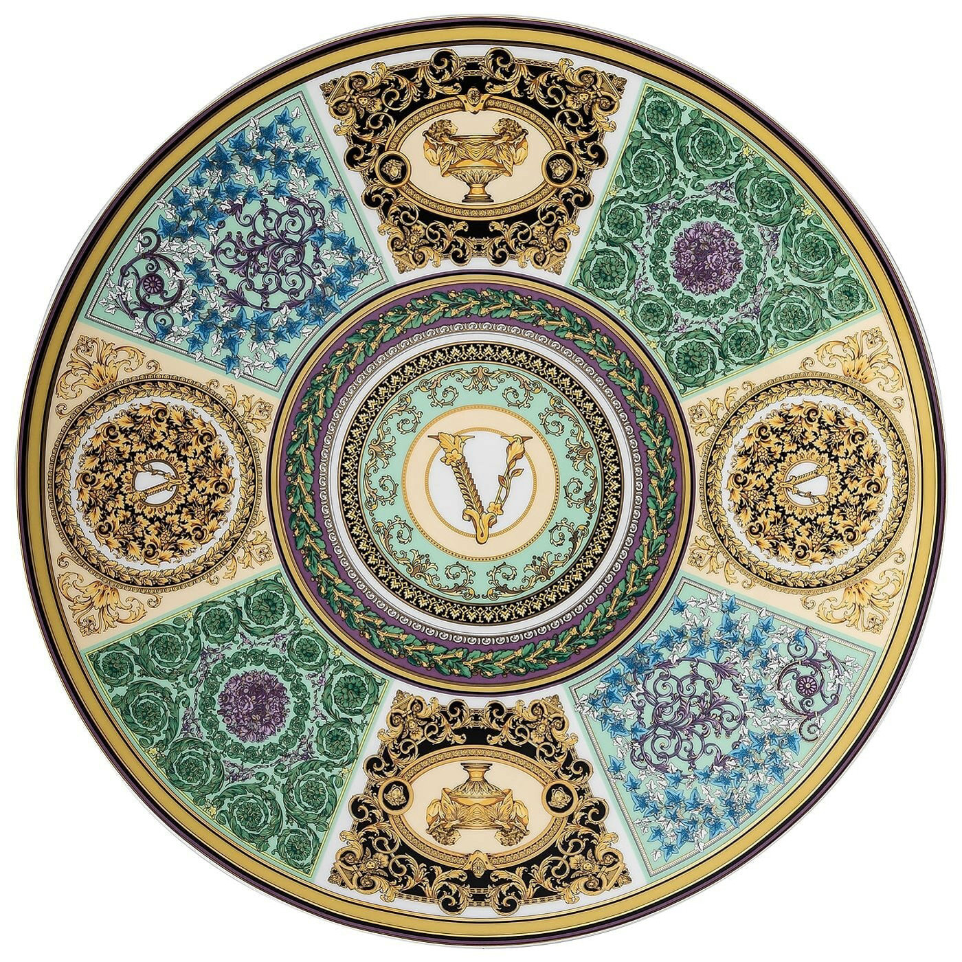 Versace Barocco Mosaik Platzhalter Teller