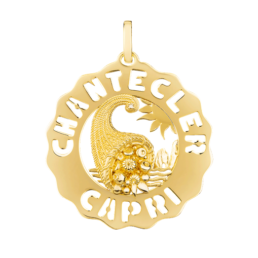 Chantecler Large Cornucopia Logo Pendant 41674 Chantecler Large Cornucopia Logo Pendant 41674