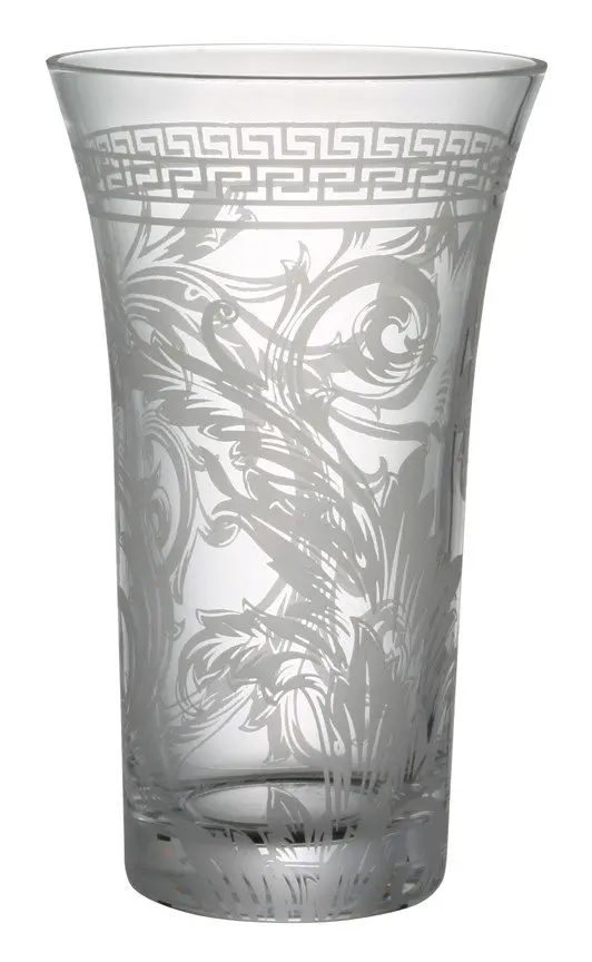 Rosenthal Versace Crystal Vase Arabesque decor 69955-320319-47026