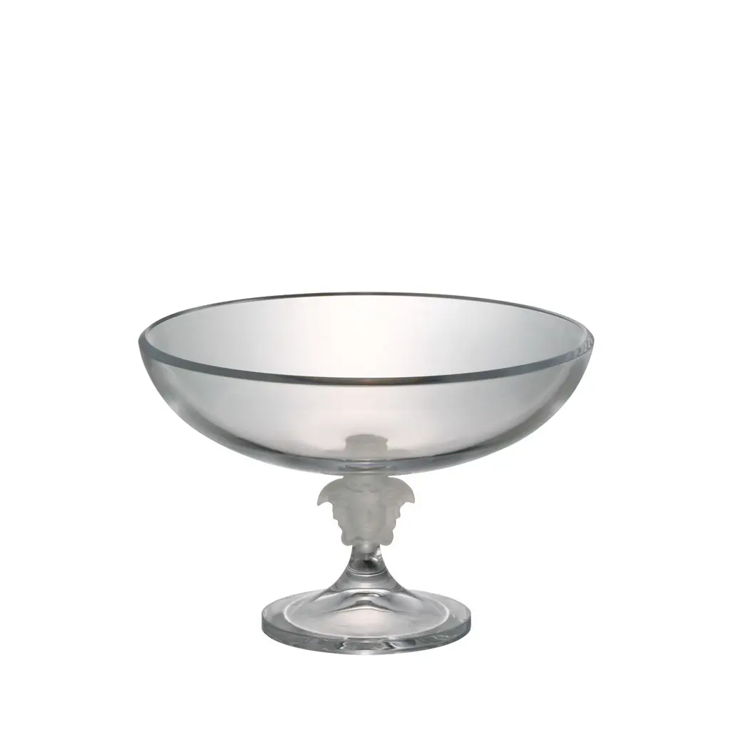 Versace Rosenthal crystal cake stand with Medusa Crystal decoration 20665-110835-45633