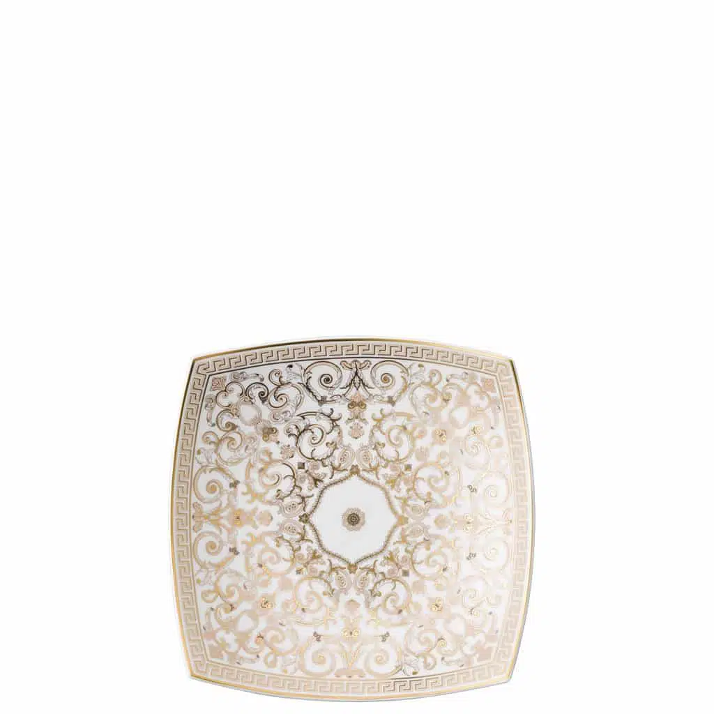 Coppa Versace Medusa Gala in porcellana bianco con tonalità in oro 18 cm 403635-25818