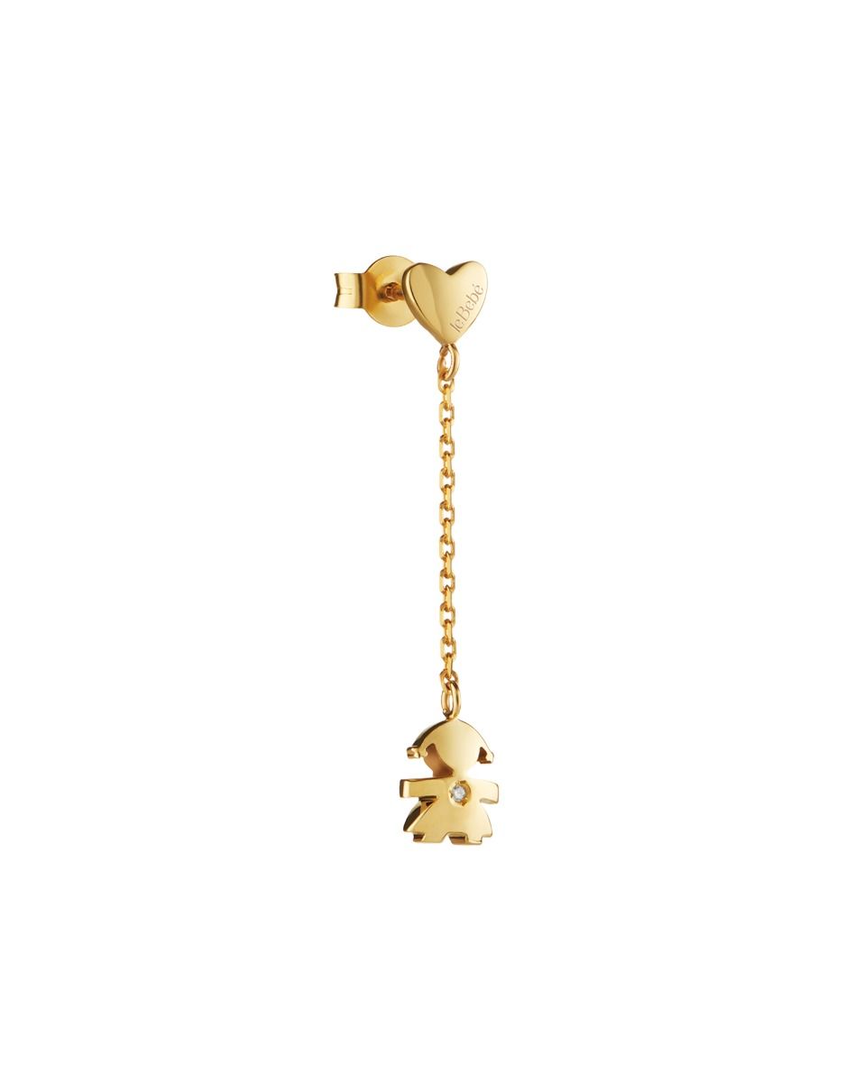 Orecchini Pendente Donna In Argento 925 Con Piuma, Glanzstücke München, Stile Boho/vintage, Lunghezza 33,4 Mm, Rodiati, Regalo Fashion