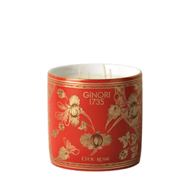 Big Red Leather Scented Candle