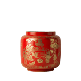 Ginori Oriente Italiano Rubrum Candle Holder Vase